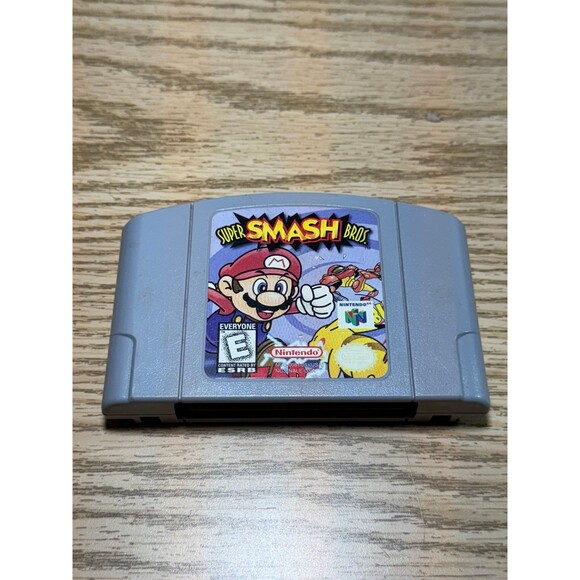 Super Smash Bros. (Nintendo 64‎ N64 1996) Authentic Genuine Tested - Picture 1 of 3